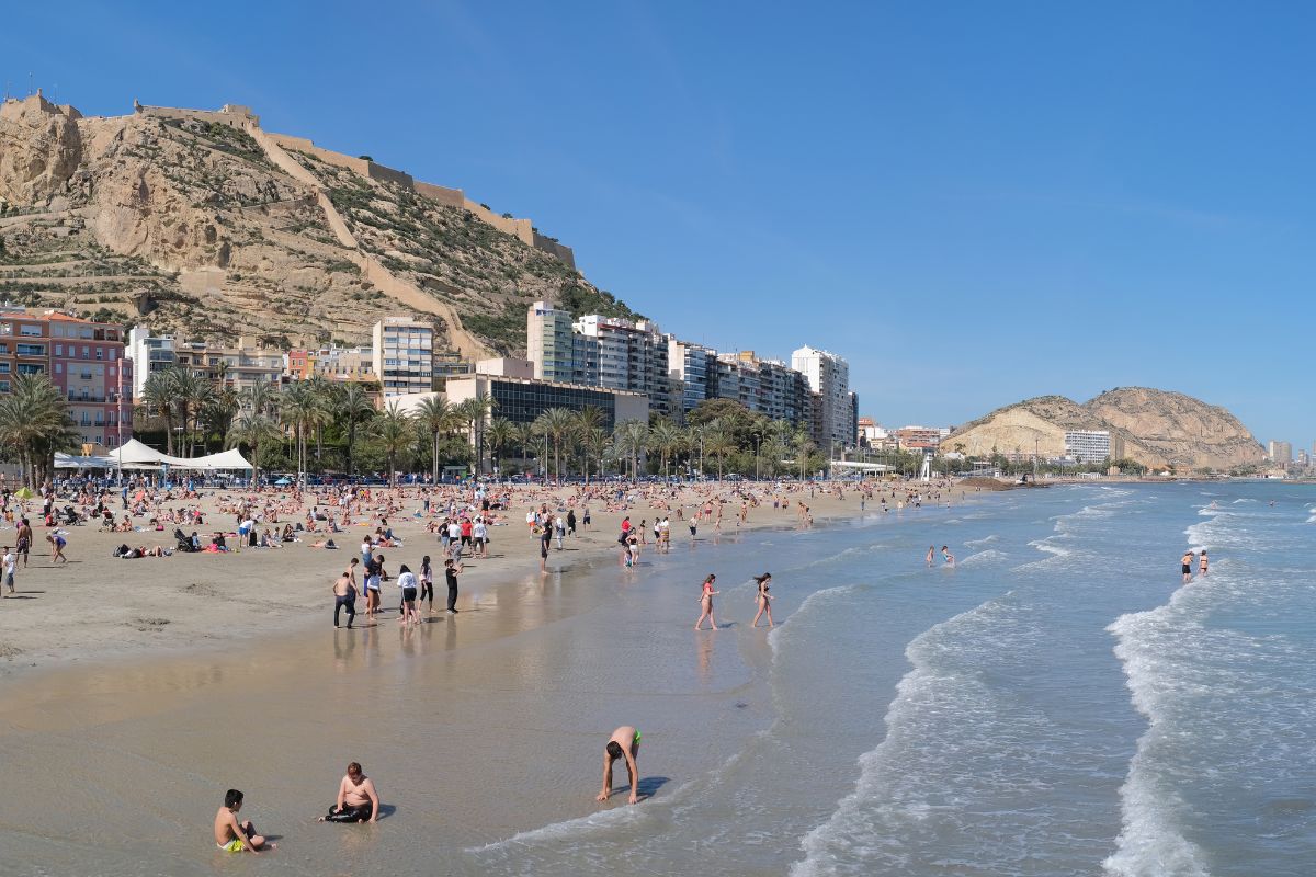 Playa de Postiguet Alicante